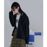 スリットVネックカーディガン【miette ミエット】 | titivate | 詳細画像9 