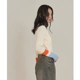 マルチ配色フィンガーリブニット【miette ミエット】 | titivate | 詳細画像4 