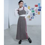 チェック柄フリンジビスチェ【miette ミエット】 | titivate | 詳細画像6