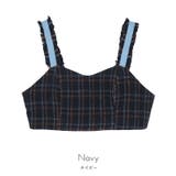 チェック柄フリンジビスチェ【miette ミエット】 | titivate | 詳細画像3