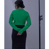 ビジューカラー裾ロゴポロニット【miette ミエット】 | titivate | 詳細画像11 