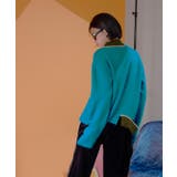 カットデザインアシンメトリーニット【miette ミエット】 | titivate | 詳細画像10 
