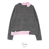 カットデザインアシンメトリーニット【miette ミエット】 | titivate | 詳細画像3 