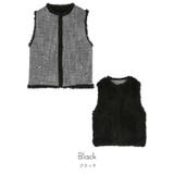 リバーシブルファーベスト【miette ミエット】 | titivate | 詳細画像3