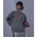 カラフルロゴプリントスウェットライクニット【miette ミエット】 | titivate | 詳細画像6