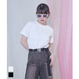 パールシルバーコンパクトTシャツ【miette ミエット】 | titivate | 詳細画像1 