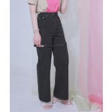 サイドスリットダメージデニム【miette ミエット】 | titivate | 詳細画像6 