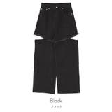 サイドスリットダメージデニム【miette ミエット】 | titivate | 詳細画像2 