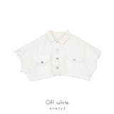 半袖クロップドデニムジャケット【miette ミエット】 | titivate | 詳細画像3