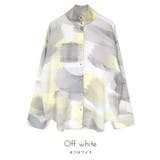 シルバーボタンプリントハイネックシャツ【miette ミエット】 | titivate | 詳細画像3 