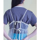 前後2wayパール付きチュールワンピース【miette ミエット】 | titivate | 詳細画像13