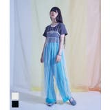 前後2wayパール付きチュールワンピース【miette ミエット】 | titivate | 詳細画像1