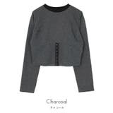 コルセットデザインミニ裏毛トップス【miette ミエット】 | titivate | 詳細画像2 