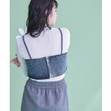 ラインストーンデニムビスチェ【miette ミエット】 | titivate | 詳細画像4