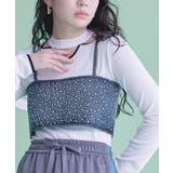 ラインストーンデニムビスチェ【miette ミエット】 | titivate | 詳細画像7