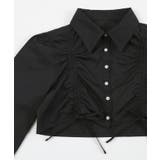 ドローストリングクロップドシャツ【miette ミエット】 | titivate | 詳細画像14 