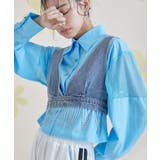 ビジューフリンジデニムビスチェ【miette ミエット】 | titivate | 詳細画像10 