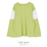 フラワーレース切替ボーダーロンT【miette ミエット】 | titivate | 詳細画像2 