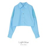 メッシュ切替クロップドシャツ【miette ミエット】 | titivate | 詳細画像3 