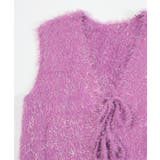 2wayリボンラメシャギーニットベスト【miette ミエット】 | titivate | 詳細画像16 