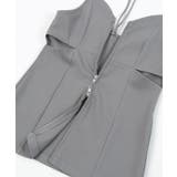 フロントジップサイドカットビスチェ【miette ミエット】 | titivate | 詳細画像16