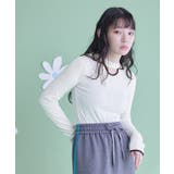 デコルテカットリブトップス【miette ミエット】 | titivate | 詳細画像4 