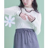 デコルテカットリブトップス【miette ミエット】 | titivate | 詳細画像6 