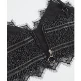 レーストリムフラワージャガードビスチェ【miette ミエット】 | titivate | 詳細画像16 