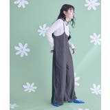 ピンストライプキャミソールオールインワン【miette ミエット】 | titivate | 詳細画像8 