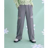 サイドシアー切替ワイドパンツ【miette ミエット】 | titivate | 詳細画像4 