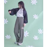 サイドシアー切替ワイドパンツ【miette ミエット】 | titivate | 詳細画像12 