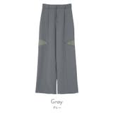 サイドシアー切替ワイドパンツ【miette ミエット】 | titivate | 詳細画像3 