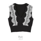 Vネックレースベスト【miette ミエット】 | titivate | 詳細画像2