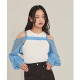 オフショルダーシアーアームボレロ【miette ミエット】 | titivate | 詳細画像10 