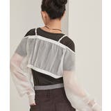 オフショルダーシアーアームボレロ【miette ミエット】 | titivate | 詳細画像15 