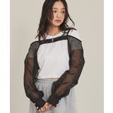 オフショルダーシアーアームボレロ【miette ミエット】 | titivate | 詳細画像5 