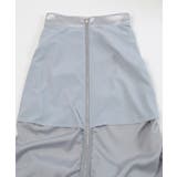 フロントジップシャーリングスカート【miette ミエット】 | titivate | 詳細画像12 