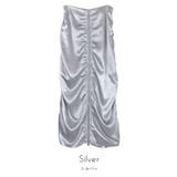 フロントジップシャーリングスカート【miette ミエット】 | titivate | 詳細画像3 