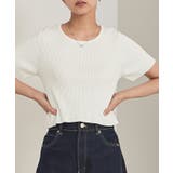 バックツイストリブニットトップス【miette ミエット】 | titivate | 詳細画像9