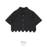 ウェーブヘムクロップドシャツ【miette ミエット】 | titivate | 詳細画像2