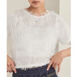 キラキラフリンジ半袖トップス【miette ミエット】 | titivate | 詳細画像7 