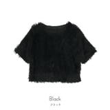 キラキラフリンジ半袖トップス【miette ミエット】 | titivate | 詳細画像2 