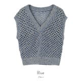 キラキラメッシュ編みベスト【miette ミエット】 | titivate | 詳細画像2