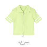 ダブルジップ半袖トップス【miette ミエット】 | titivate | 詳細画像3