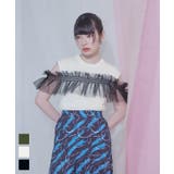 チュールフリルトップス【miette ミエット】 | titivate | 詳細画像1 
