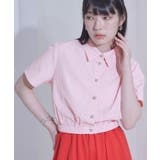 ビジューボタンクロップドシャツ【miette ミエット】 | titivate | 詳細画像4 