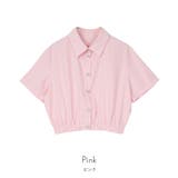 ビジューボタンクロップドシャツ【miette ミエット】 | titivate | 詳細画像3 