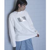 箔プリントオーバーサイズロンT【miette ミエット】 | titivate | 詳細画像10 