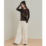 前後2wayUネックベロアトップス【miette ミエット】 | titivate | 詳細画像25 