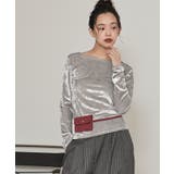 前後2wayUネックベロアトップス【miette ミエット】 | titivate | 詳細画像4 